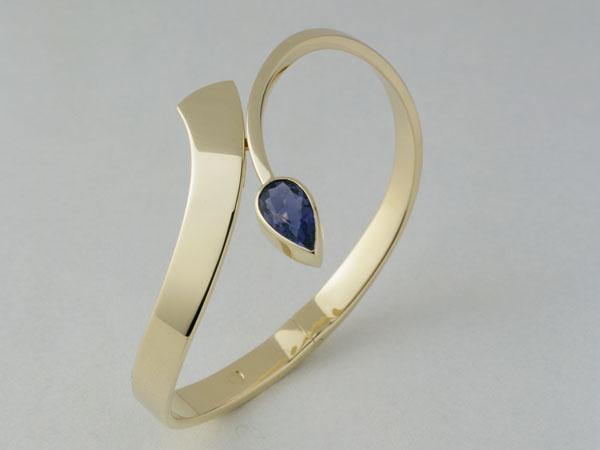 armband geelgoud ioliet