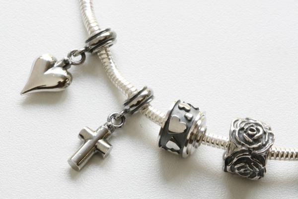 ashangers en kralen zilver