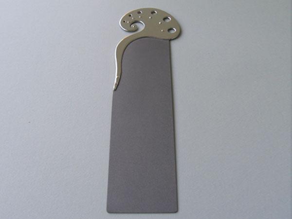 boekenlegger titanium zilver 1