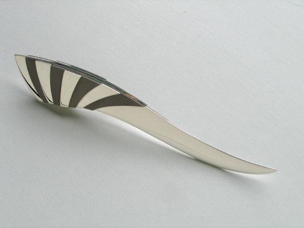 briefopener zilver en titanium
